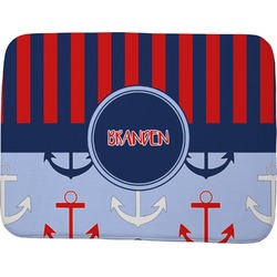 Classic Anchor & Stripes Memory Foam Bath Mat - 48"x36" (Personalized)