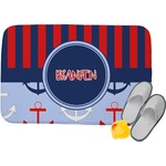 Classic Anchor & Stripes Memory Foam Bath Mat - 34"x21" (Personalized)