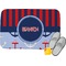 Classic Anchor & Stripes Memory Foam Bath Mat (Personalized)