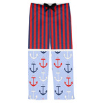 Classic Anchor & Stripes Mens Pajama Pants - XS