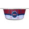 Classic Anchor & Stripes Stainless Steel Dog Bowl - Medium (Personalized)