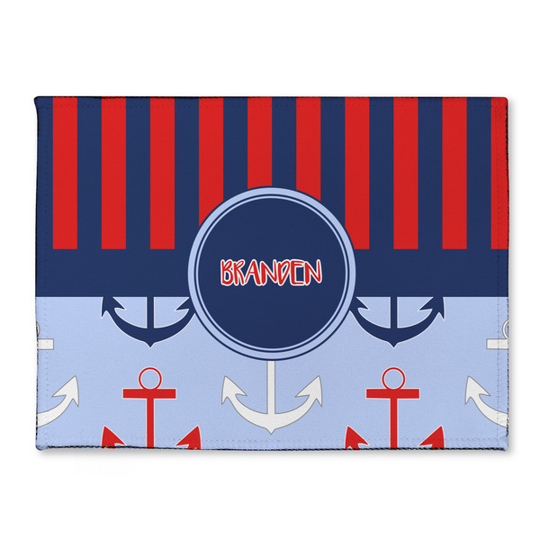Custom Classic Anchor & Stripes Microfiber Screen Cleaner (Personalized)