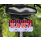 Classic Anchor & Stripes Mini License Plate on Bicycle - LIFESTYLE Two holes