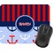 Classic Anchor & Stripes Rectangular Mouse Pad