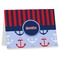 Classic Anchor & Stripes Note cards (Personalized)