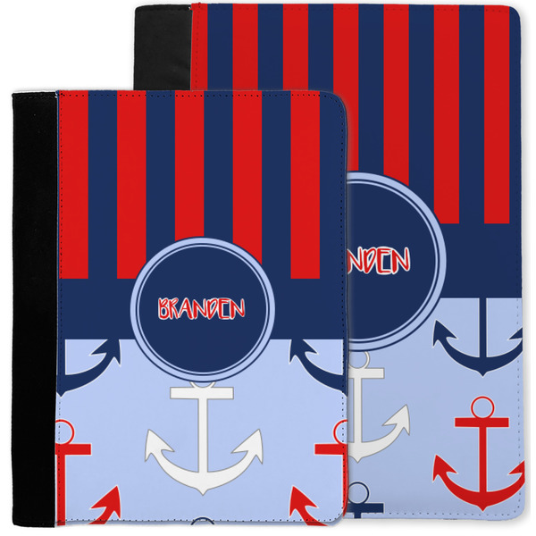 Classic Anchor & Stripes Notebook Padfolio - MAIN