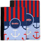 Classic Anchor & Stripes Notebook Padfolio - MAIN