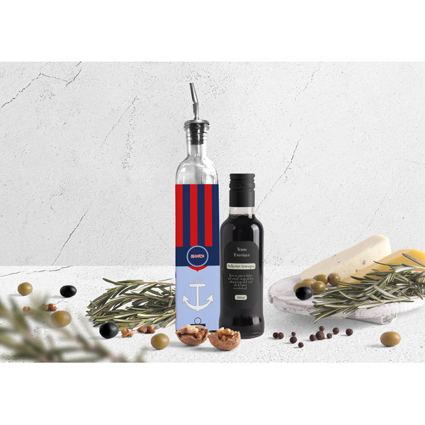 Classic Anchor & Stripes Oil Dispenser Bottle - Lifestyle Photo