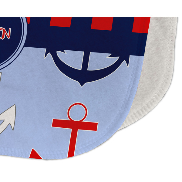 Classic Anchor & Stripes Old Burp Detail