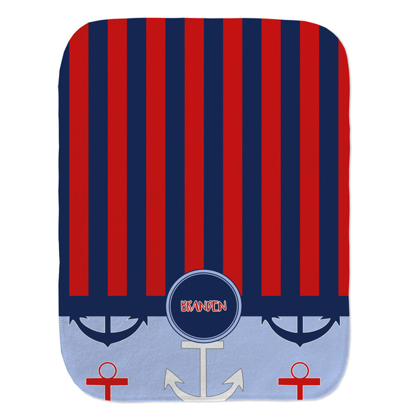 Classic Anchor & Stripes Old Burp Flat