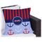 Classic Anchor & Stripes Outdoor Pillow (Personalized)