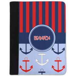 Classic Anchor & Stripes Padfolio Clipboard - Small (Personalized)