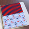 Classic Anchor & Stripes Page Dividers - Set of 5 - In Context