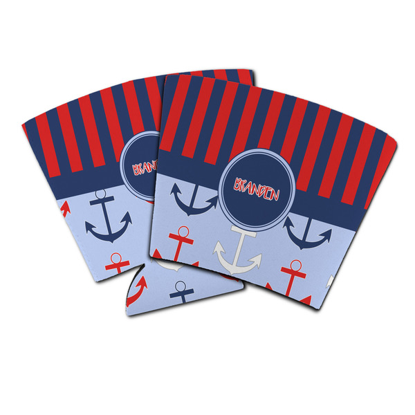 Custom Classic Anchor & Stripes Party Cup Sleeve (Personalized)