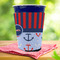 Classic Anchor & Stripes Party Cup Sleeves - with bottom - Lifestyle