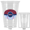 Classic Anchor & Stripes Party Cups - 16oz - Approval