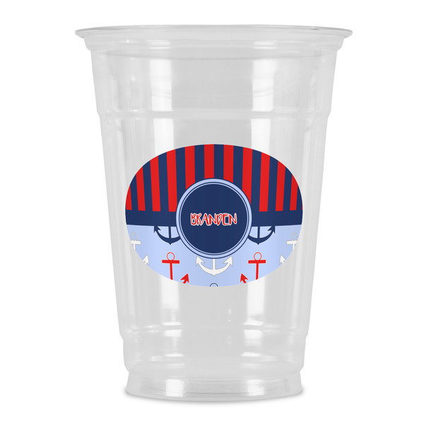 Custom Classic Anchor & Stripes Party Cups - 16oz (Personalized)