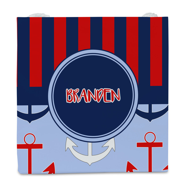 Classic Anchor & Stripes Party Favor Gift Bag - Gloss - Front