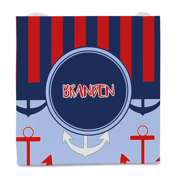 Classic Anchor & Stripes Party Favor Gift Bag - Matte - Front