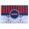 Classic Anchor & Stripes Disposable Paper Placemats (Personalized)