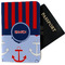 Classic Anchor & Stripes Passport Holder - Main