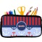 Classic Anchor & Stripes Pencil / School Supplies Bags - Small