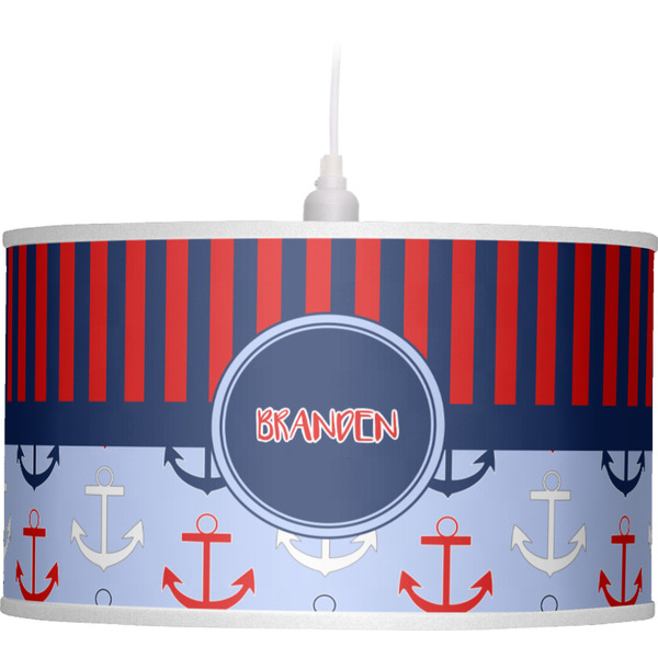 Classic Anchor & Stripes Pendant Lamp Shade