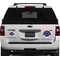 Classic Anchor & Stripes Personalized Car Magnets on Ford Explorer