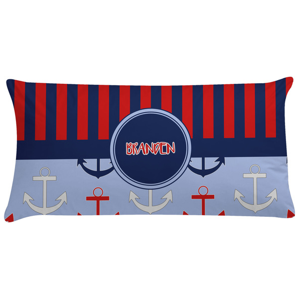 Custom Classic Anchor & Stripes Pillow Case (Personalized)