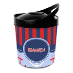 Classic Anchor & Stripes Plastic Ice Bucket (Personalized)