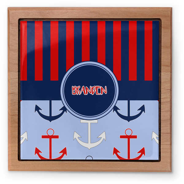 Classic Anchor & Stripes Pet Urn - Apvl