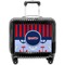 Classic Anchor & Stripes Pilot Bag Luggage with Wheels