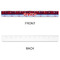 Classic Anchor & Stripes Plastic Ruler - 12" - APPROVAL