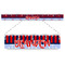 Classic Anchor & Stripes Plastic Ruler - 12" (Personalized)