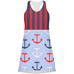 Classic Anchor & Stripes Racerback Dress (Personalized)