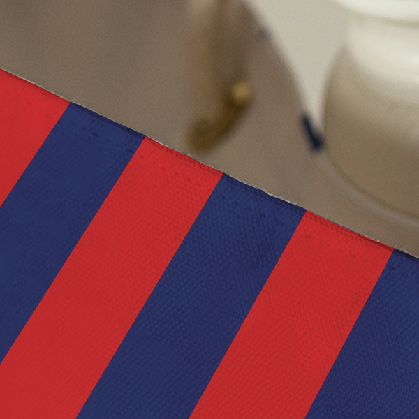 Classic Anchor & Stripes Large Rope Tote - Close Up View