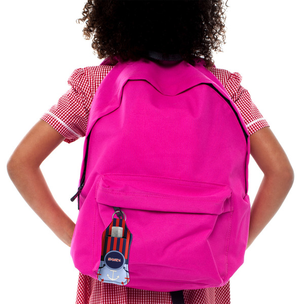 Classic Anchor & Stripes Sanitizer Holder Keychain - LIFESTYLE Backpack (LRG)