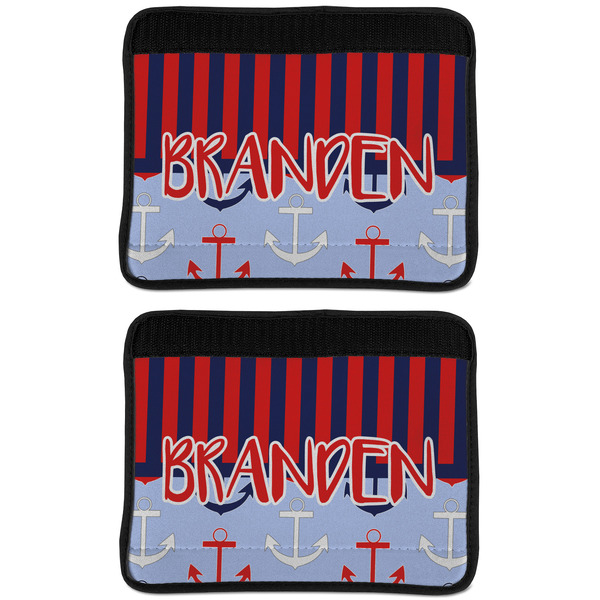 Classic Anchor & Stripes Seat Belt Cover (APPROVAL Update)