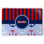 Classic Anchor & Stripes Serving Tray w/ Name or Text