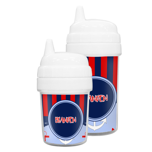Classic Anchor & Stripes Sippy Cups