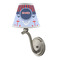 Classic Anchor & Stripes Small Chandelier Lamp - LIFESTYLE (on wall lamp)