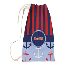 Classic Anchor & Stripes Laundry Bags - Small (Personalized)