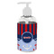 Classic Anchor & Stripes Plastic Soap / Lotion Dispenser (8 oz - Small - White) (Personalized)