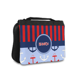 Classic Anchor & Stripes Toiletry Bag - Small (Personalized)
