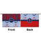 Classic Anchor & Stripes Small Zipper Pouch Approval (Front and Back)