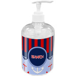 Classic Anchor & Stripes Acrylic Soap & Lotion Bottle (Personalized)