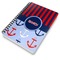 Classic Anchor & Stripes Spiral Journal 7 x 10 - Main