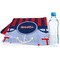 Classic Anchor & Stripes Sports Towel Folded with Water Bottle