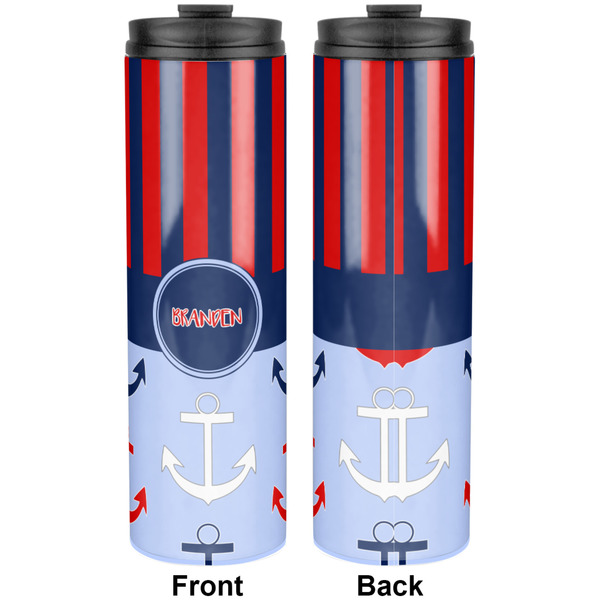 Classic Anchor & Stripes Stainless Steel Tumbler 20 Oz - Approval