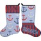 Classic Anchor & Stripes Stocking - Double-Sided - Approval